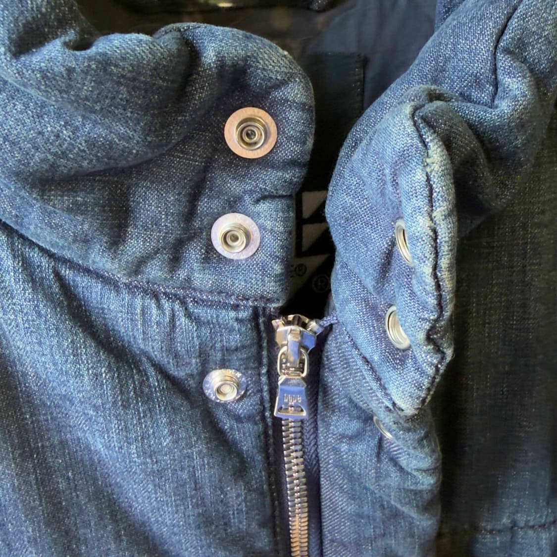 00s 베이프 인디고 데님 푸퍼 자켓 상품이미지4