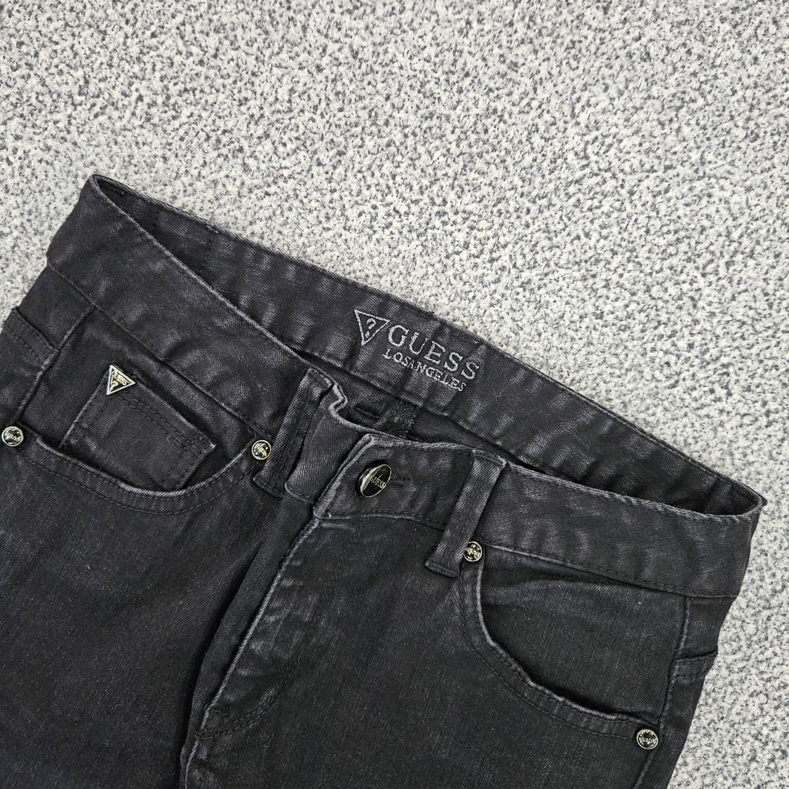 [26] 게스 블랙진 여자 데님 팬츠 바지 1104JM3 상품이미지2