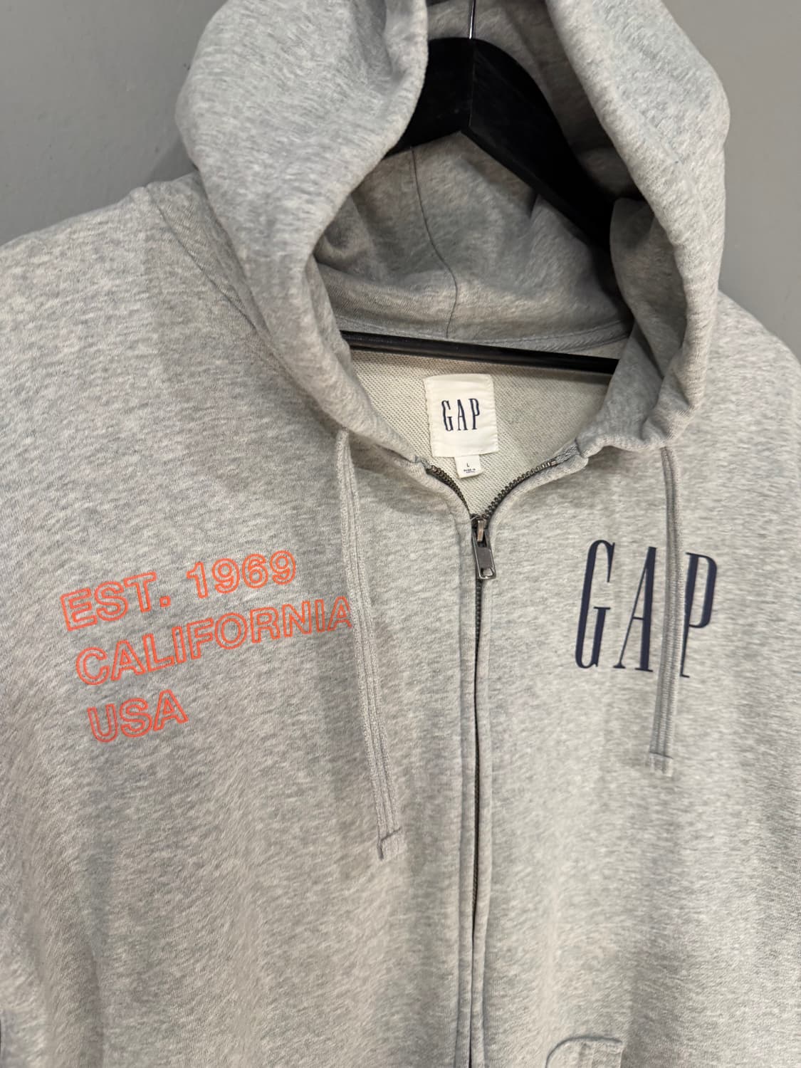 Gap back logo oversized hood zip-up 상품이미지7