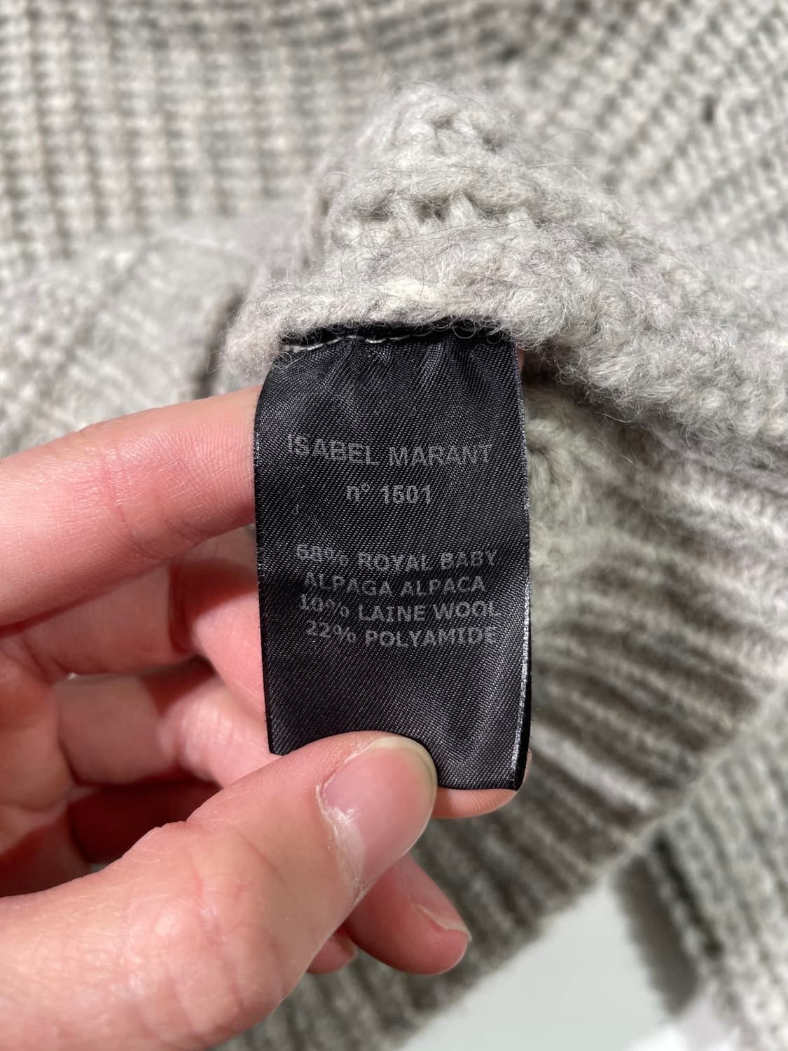 이자벨 마랑 에뚜왈 그레이 크루넥 스웨터 상품이미지8