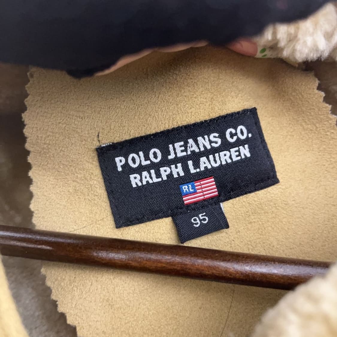 폴로 랄프로렌 폭닥 스웨이드 캐주얼 떡볶이 더플 코트 95 C08973 상품이미지5