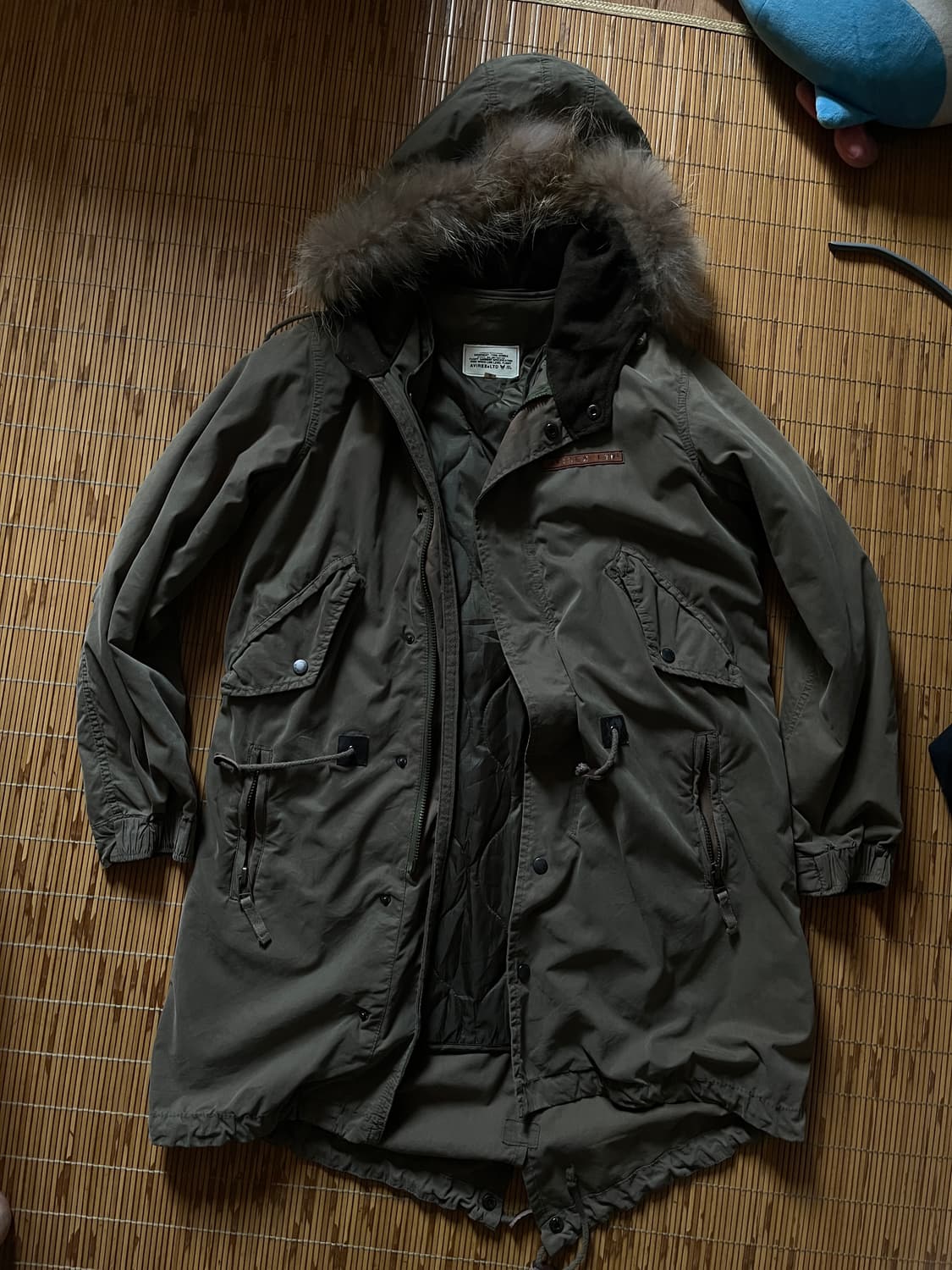 아비렉스 Avirex 개파카 야상 내피 탈푸착 M 상품이미지2