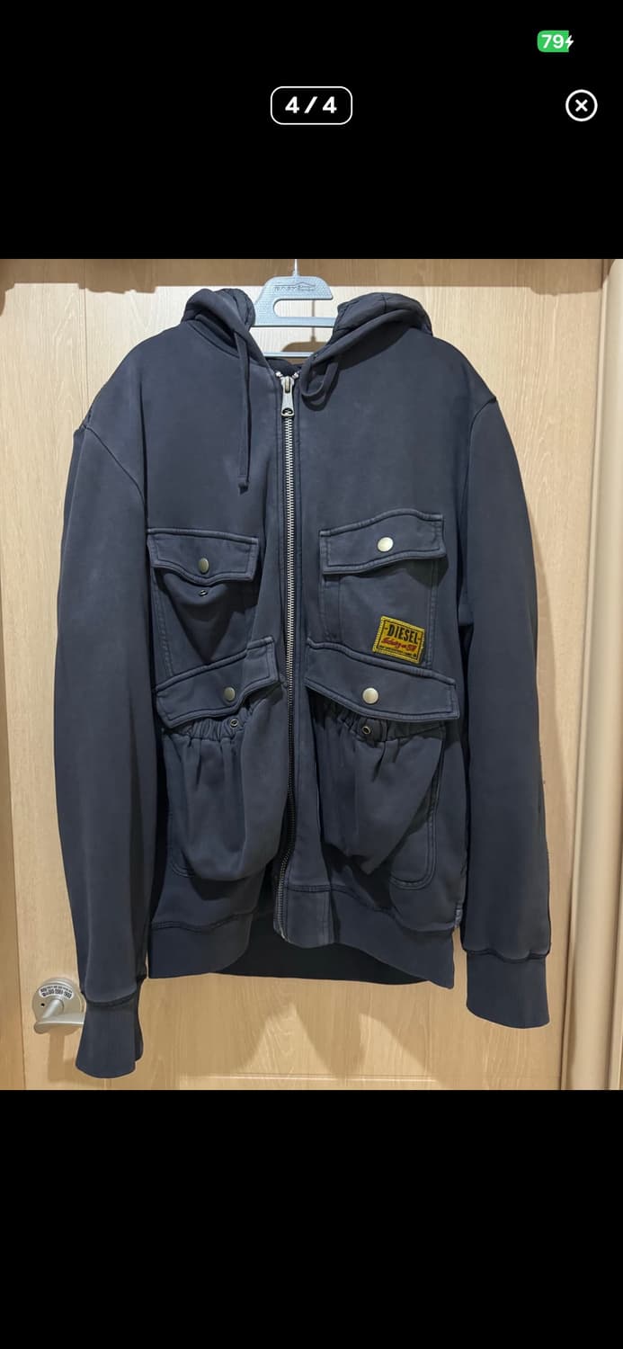 DIESEL 백 패디드 패널 집업 상품이미지4