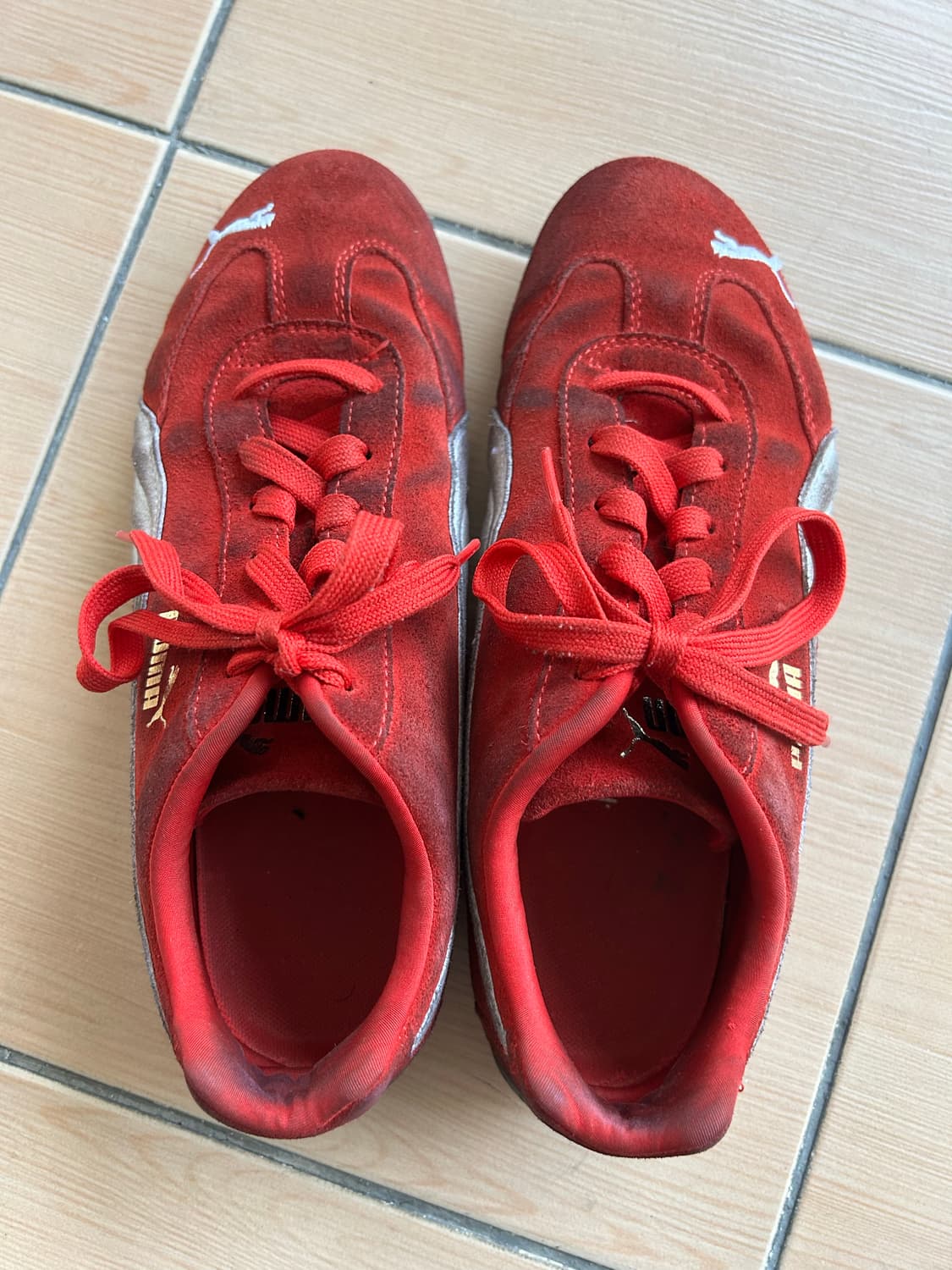 푸마 스피드캣 레드 265size 상품이미지5