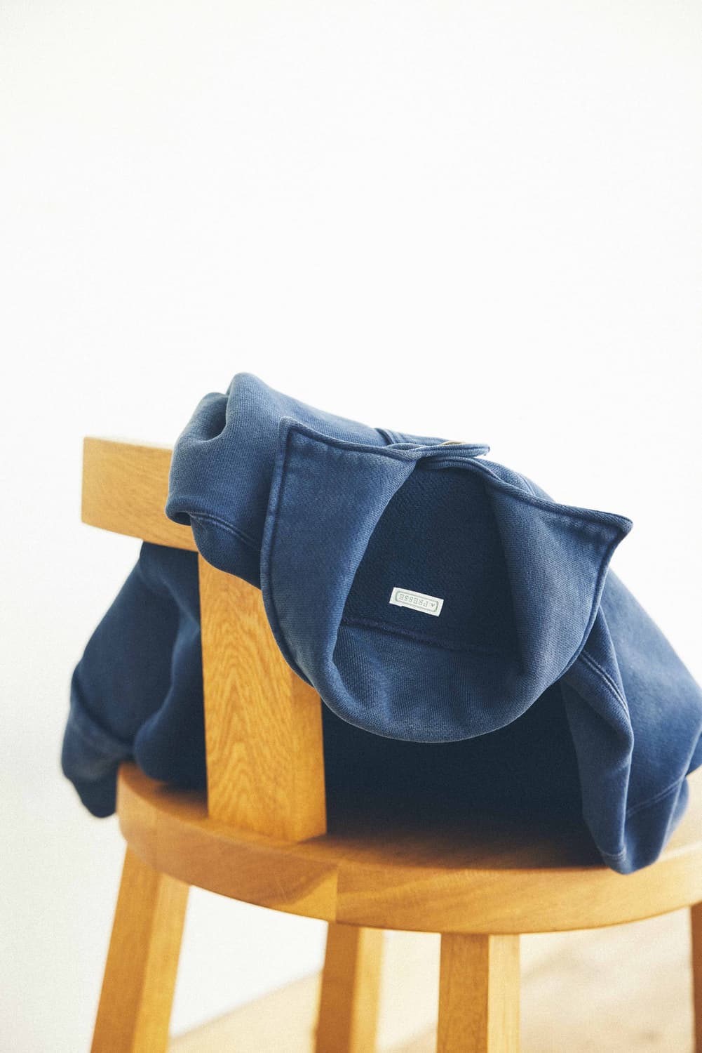 [3]A.PRESSE 아프레쎄 for 비오탑 빈티지 스웨트 가디건 네이비 상품이미지2