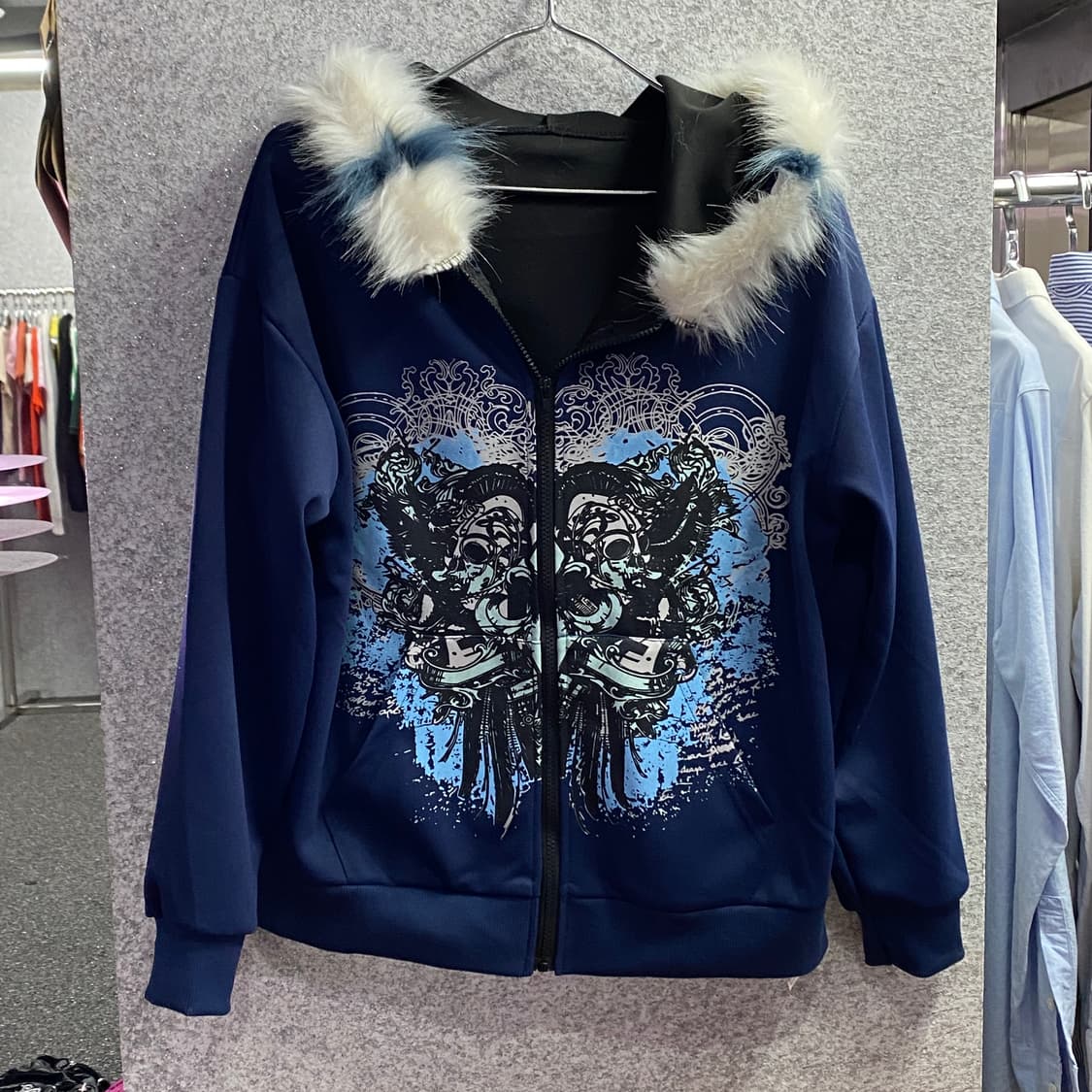 빈티지 y2k 후드 집업 자켓 B3178  상품이미지2