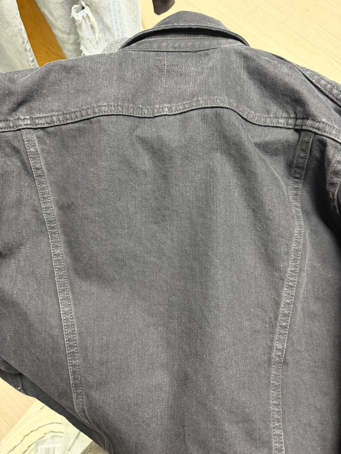 RRL 데님자켓 블랙 사이즈 s 판매합니다  상품이미지5