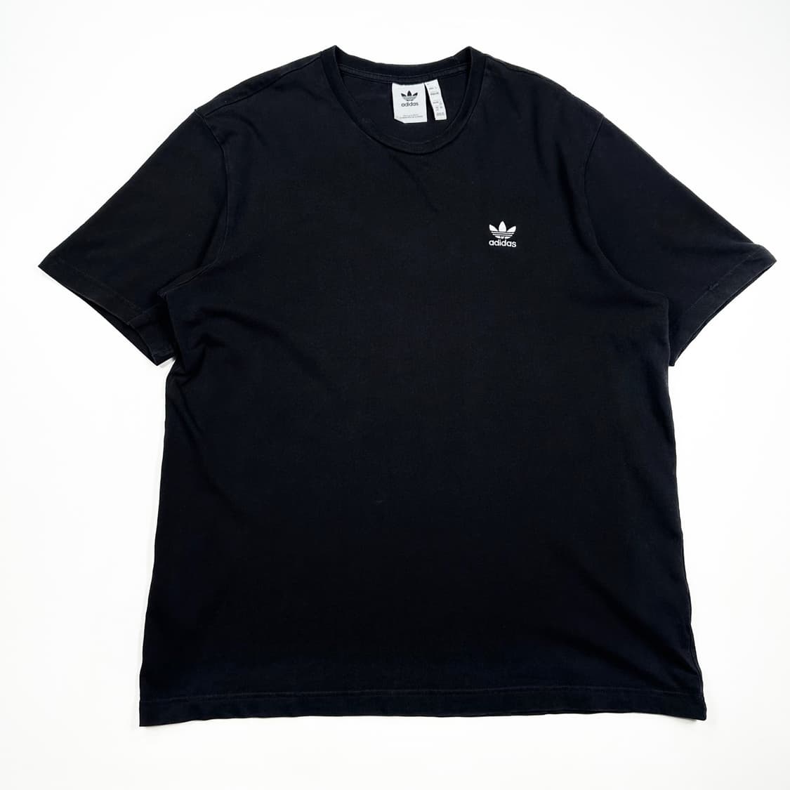 아디다스 트레포일 백로고 블랙 반팔 티셔츠 (4XL) 상품이미지2