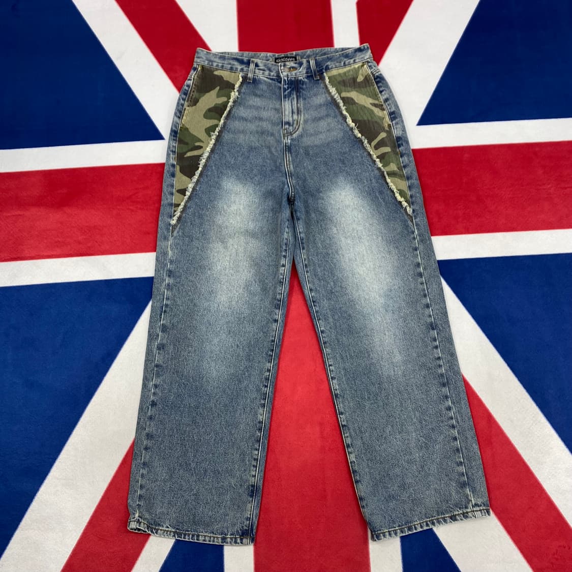 네스티킥 카모 포인트 데님팬츠  XL 상품이미지1