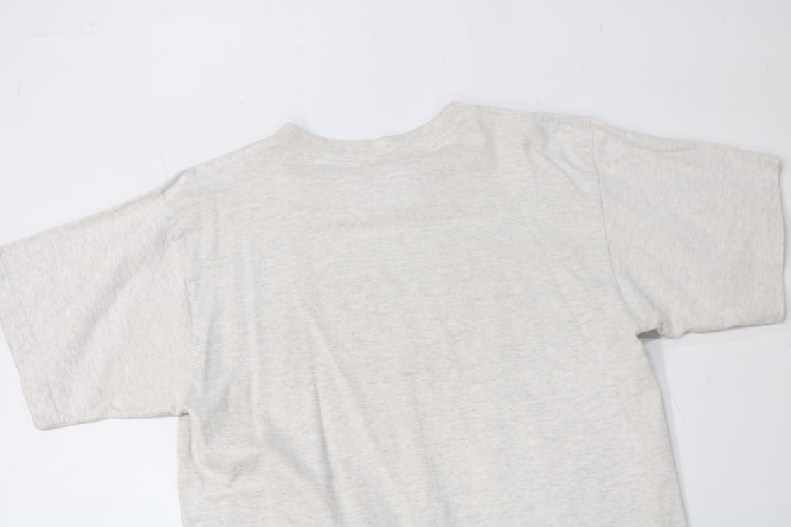  콜롬비아 90s USA제 빈티지 우드 블록 로고 오트밀 티셔츠 (M) 상품이미지9