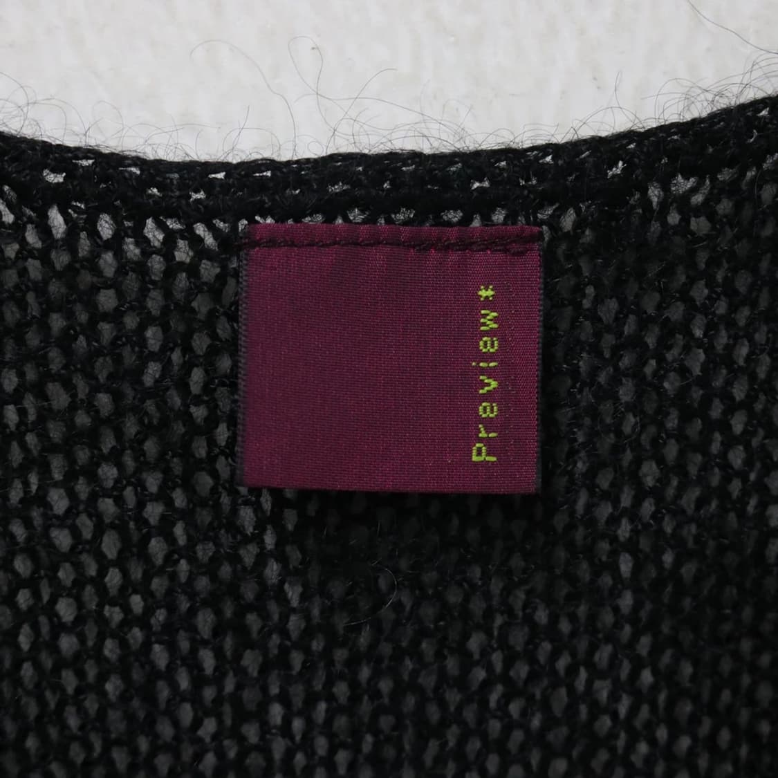 PREVIEW y2k 그물 니트 슬리브리스 63160 상품이미지8