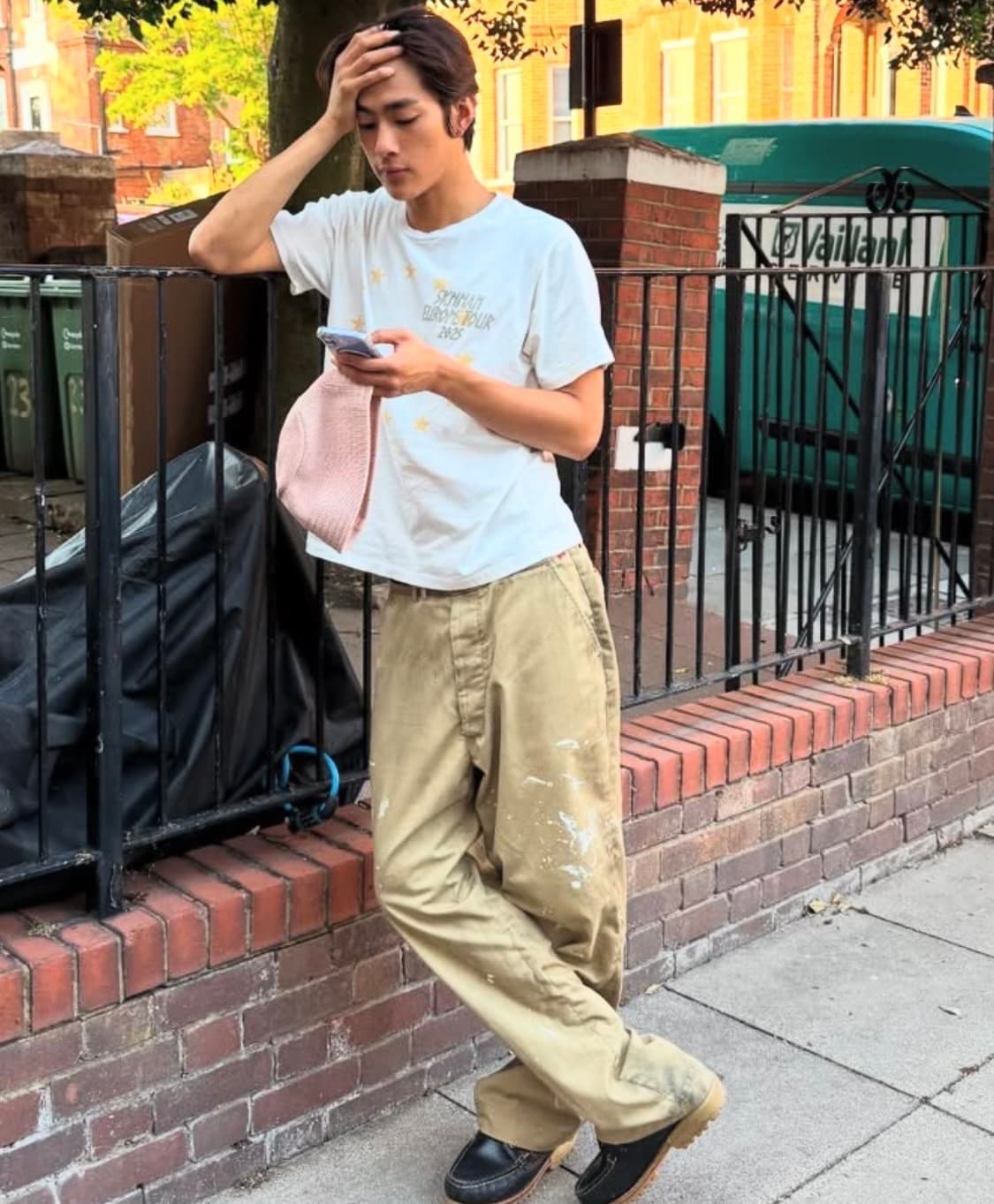 아나크로놈NO TUCK WIDE CHINO TROUSERS (32) 상품이미지3