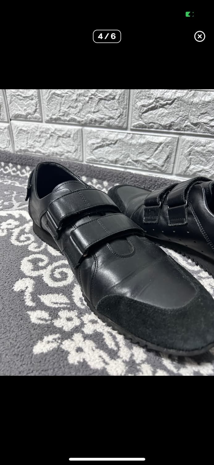 살바토레 페라가모 벨크로 스트랩 레더 스니커즈 상품이미지4