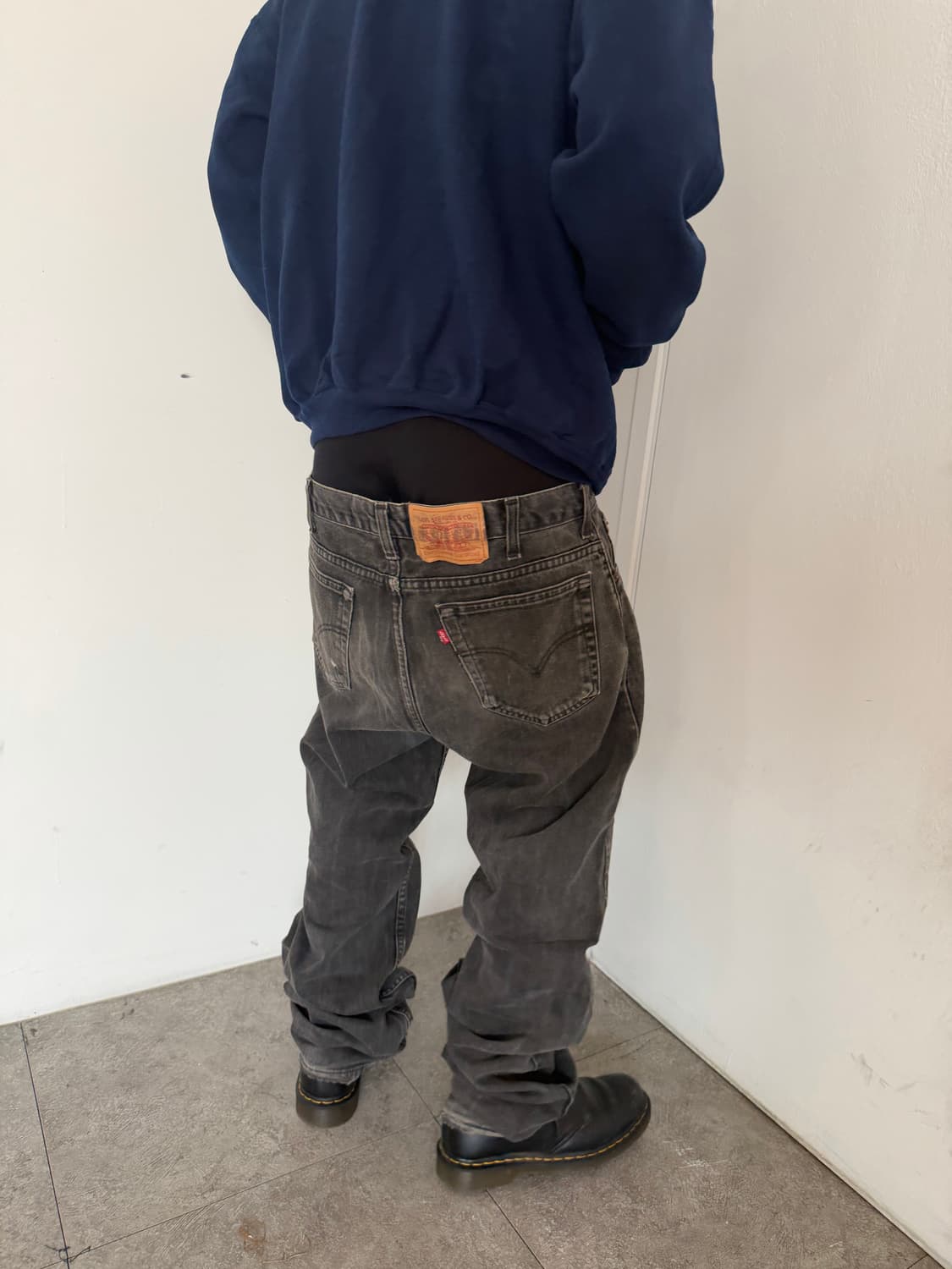 리바이스 516 흑청 상품이미지1