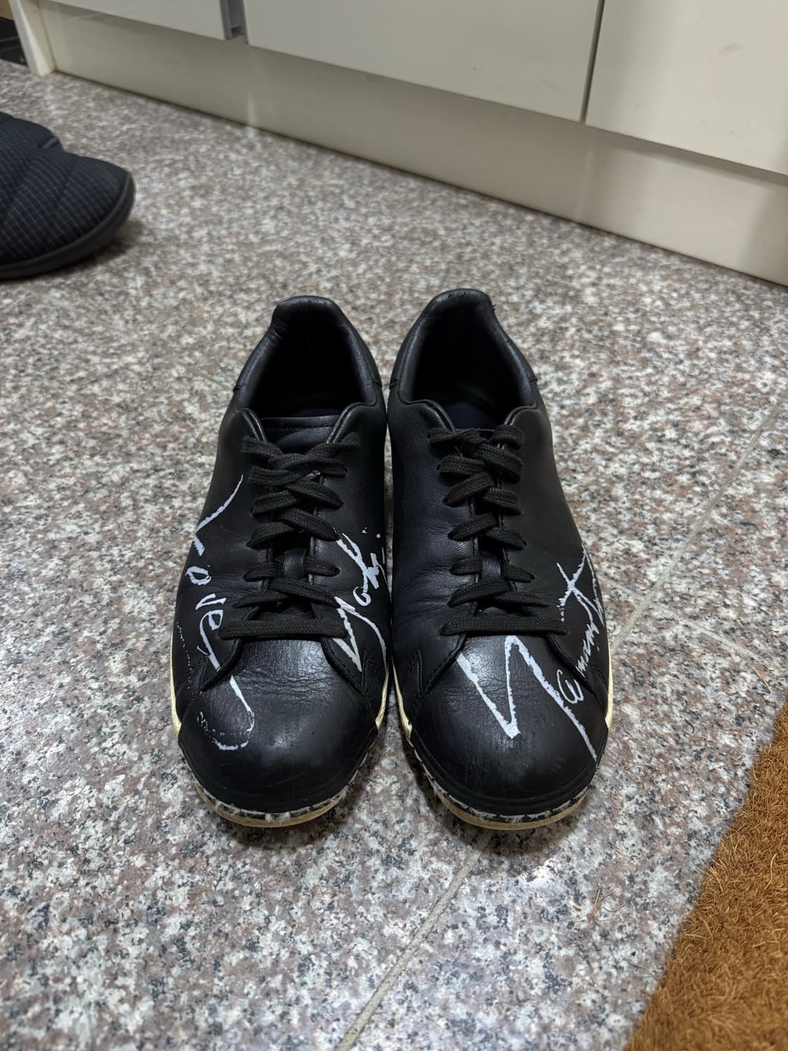 [245] 아디다스 Y-3 러브 요지야마모토 슈퍼스타 블랙 상품이미지1