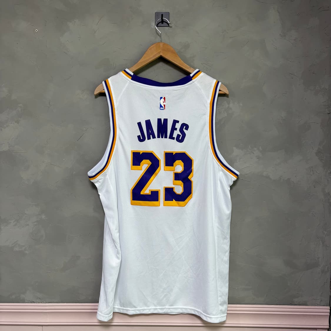 나이키 NBA LA 레이커스 르브론 제임스 스윙맨 져지 반팔 상품이미지4