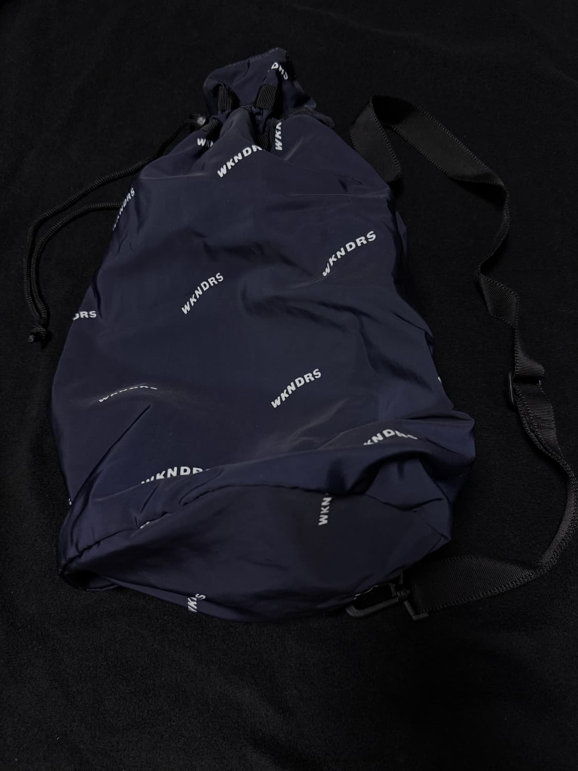 위켄더스 드로스트링백 네이비 (wkndrs) 상품이미지1