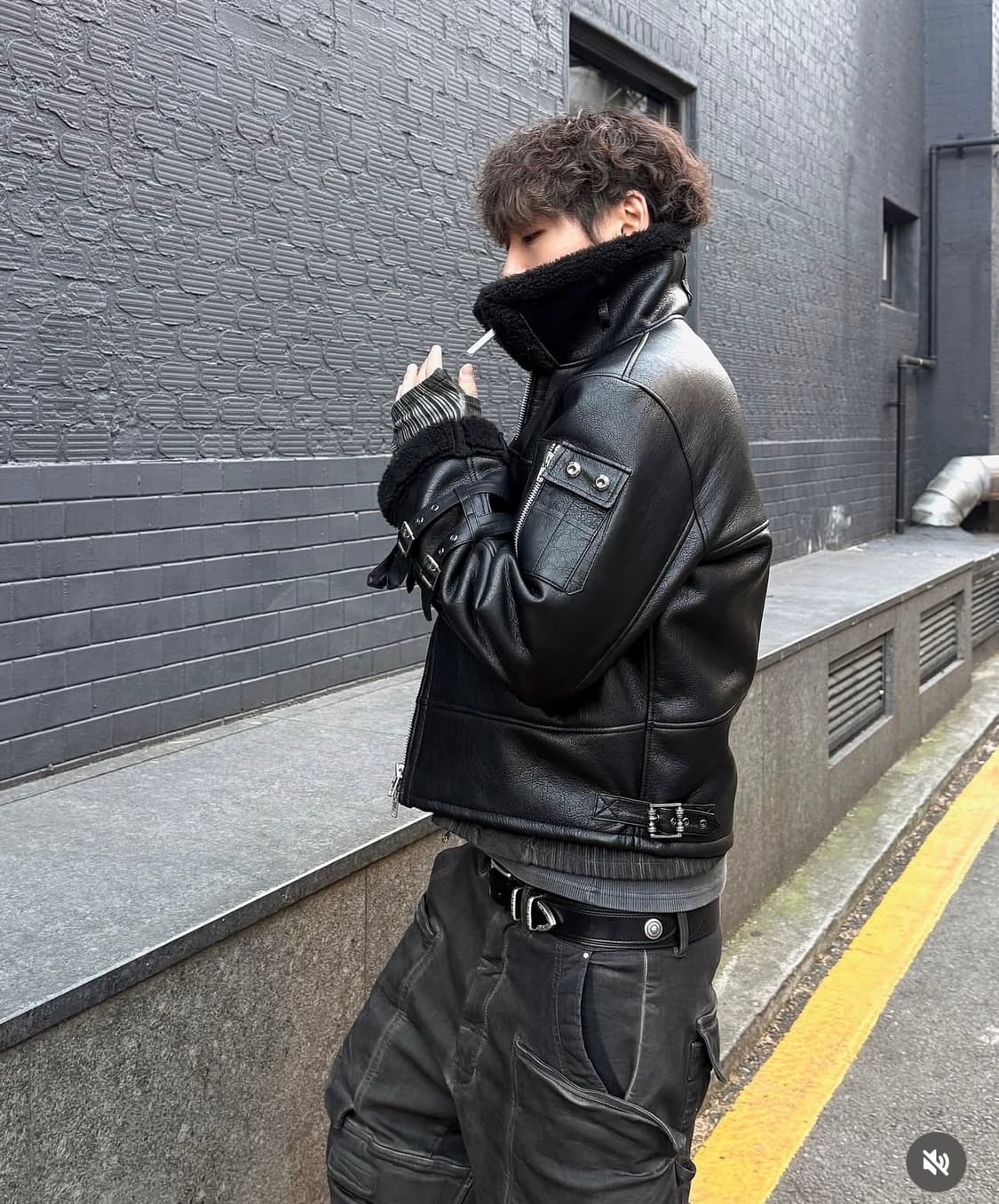 알렌느 3D 벨티드 폭스 시어링 무스탕 2사이즈 상품이미지3