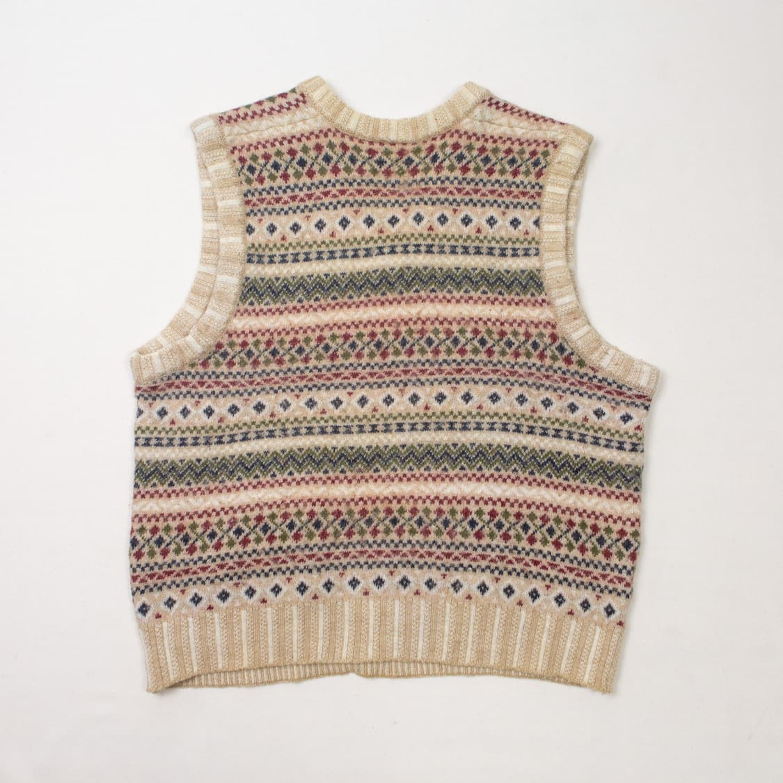 70s Chemise 라코스테 페어아일 니트 베스트 상품이미지6