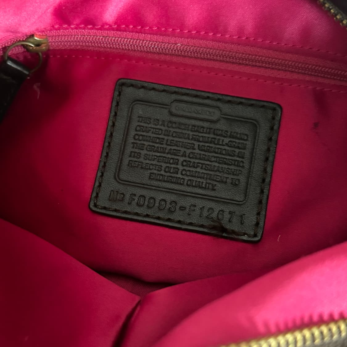 Coach vintage leather shoulder bag 상품이미지7