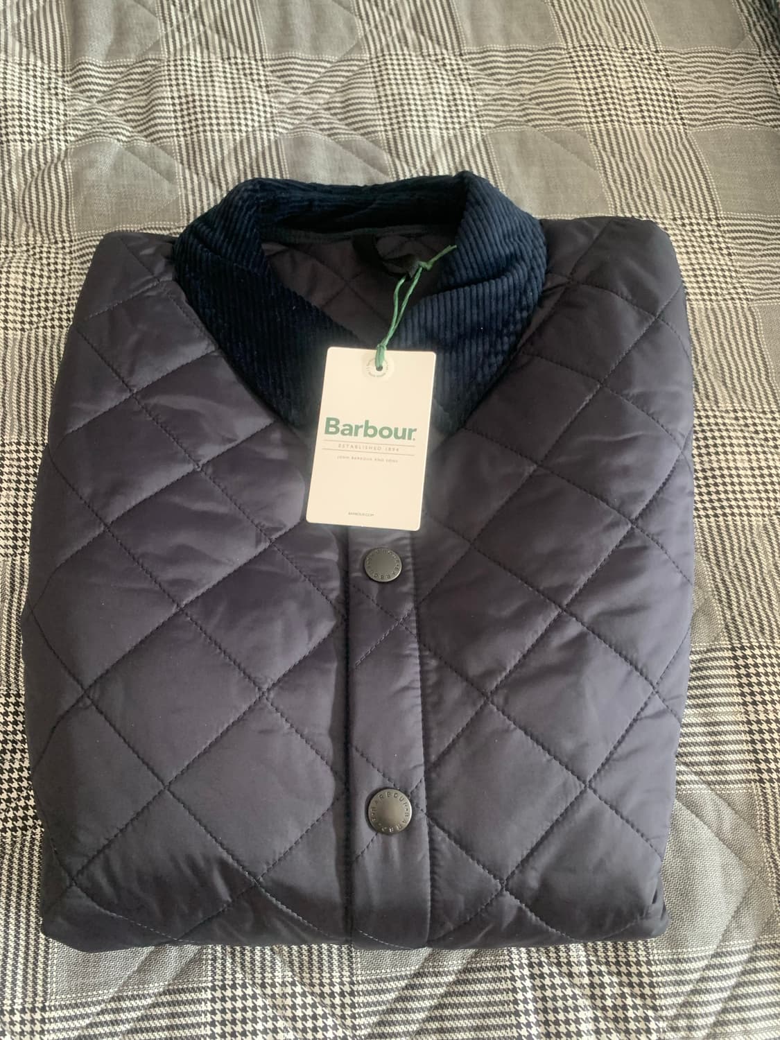 L바버 헤리티지 리데스데일 퀼티드 자켓 네이비 상품이미지2