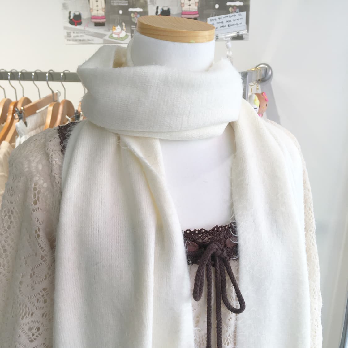 LIZ LISA(리즈리사)/ 화이트머플러 히메갸루머플러 리본머플러 상품이미지7