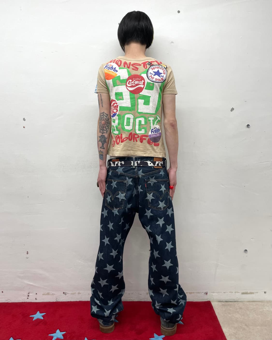 JAM Rock Tiger Dot Beige T-Shirt  상품이미지6