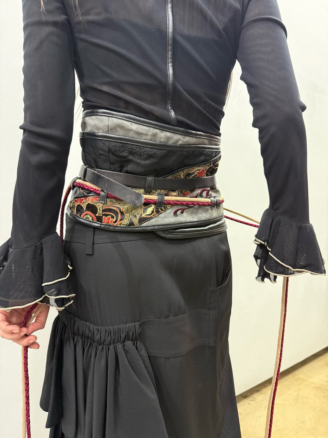 큐티 플래시 오비 디자인 코르셋 상품이미지10