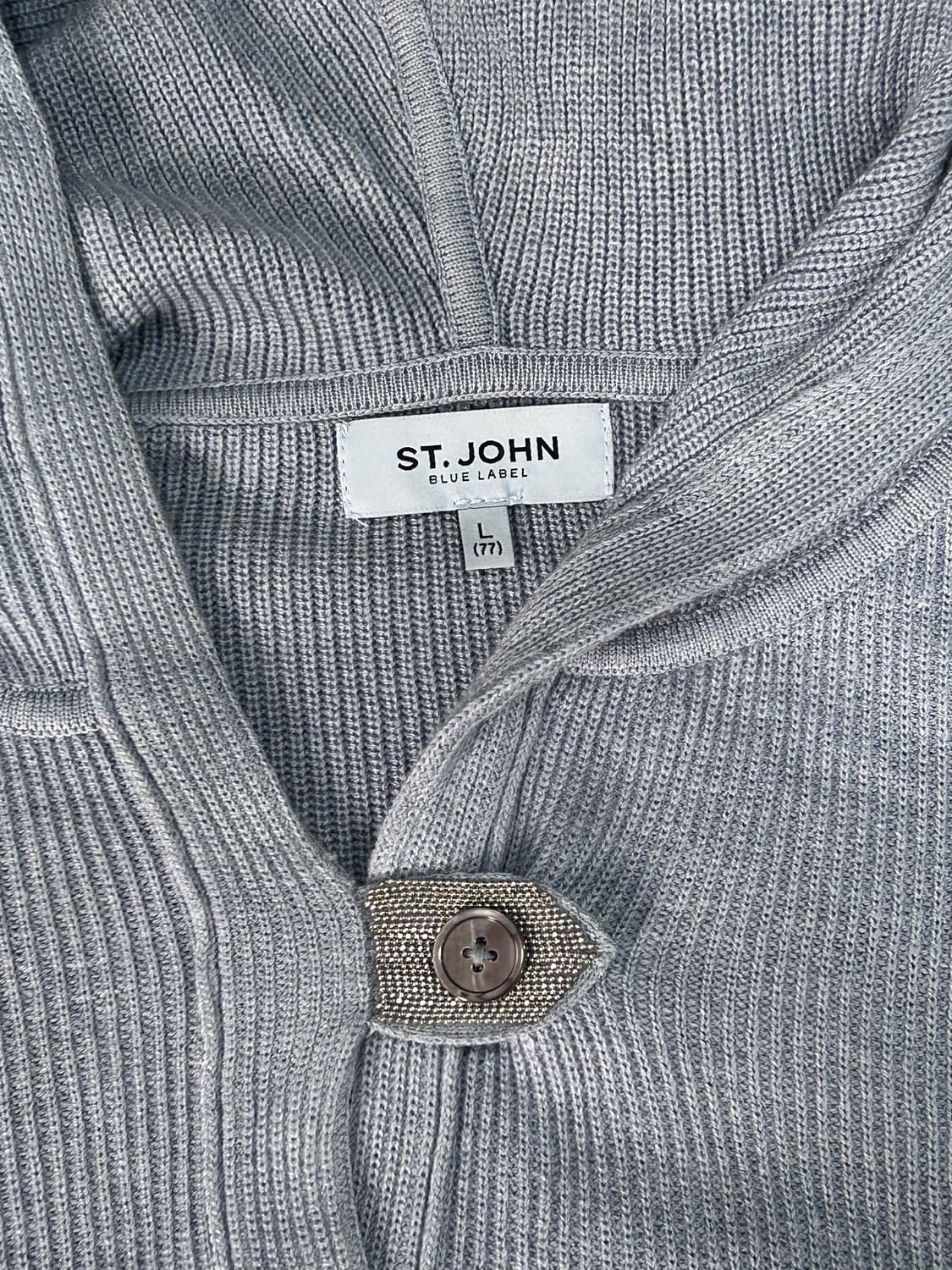 세인트존 st.john 후드 반팔 니트 블루 77 상품이미지7