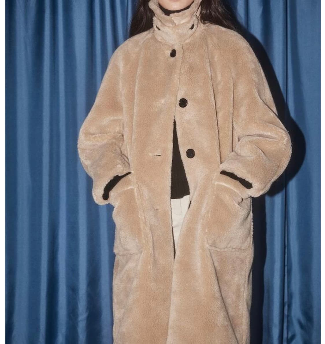 구호 플러스 테디 부클 코트 상품이미지1