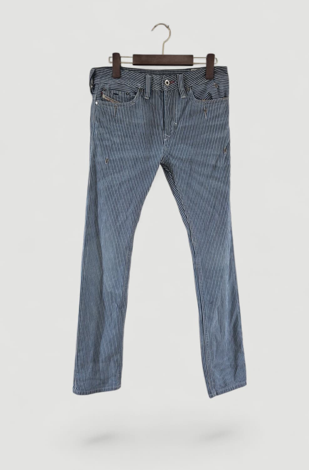 [27]디젤 스트라이프 데님팬츠 여성 상품이미지3