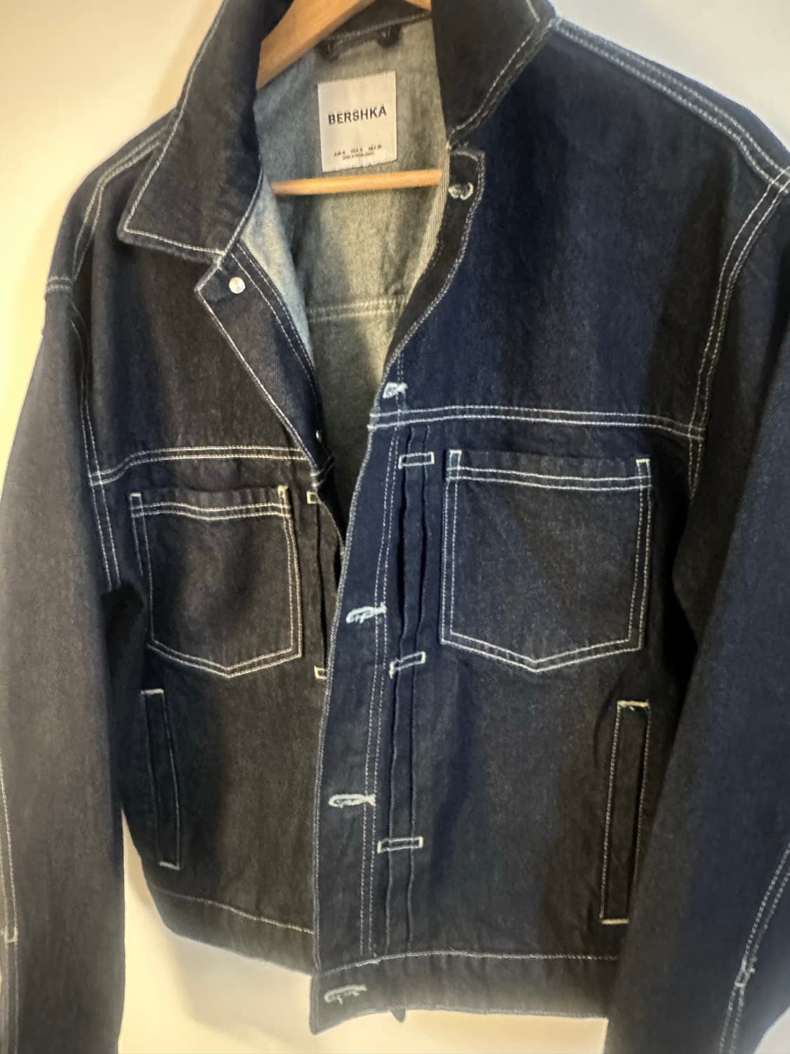 [S] BERSHKA NAVY 데님 자켓 상품이미지6