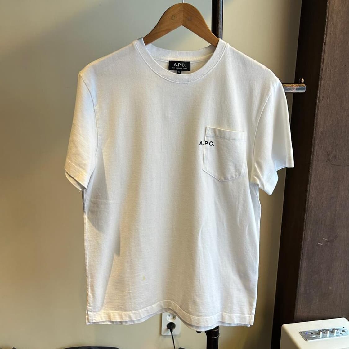 11904 - 아페쎄 (A.P.C) 화이트 반팔 티셔츠 상품이미지2