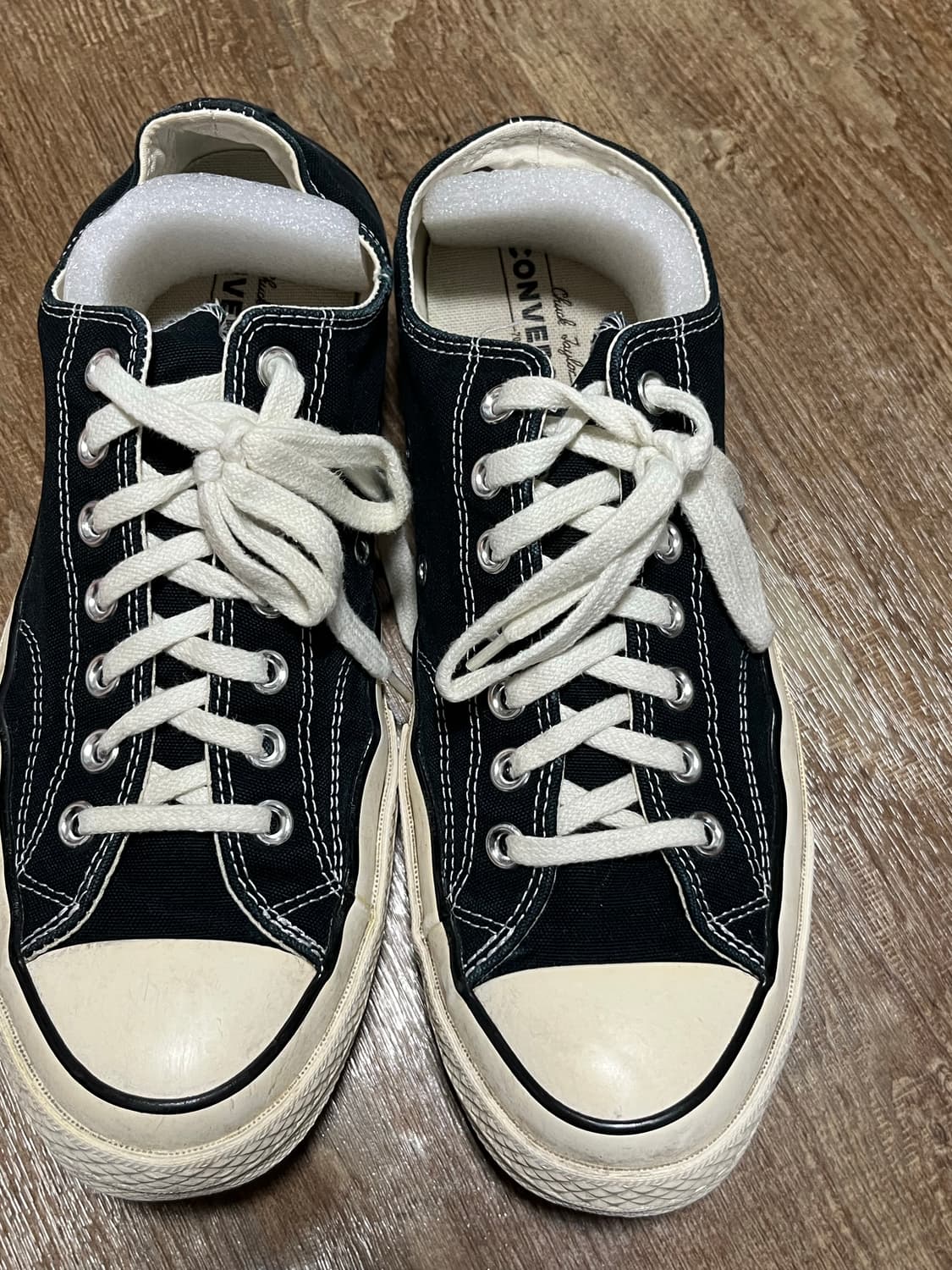 컨버스 척 70로우 블랙 285mm 상품이미지2