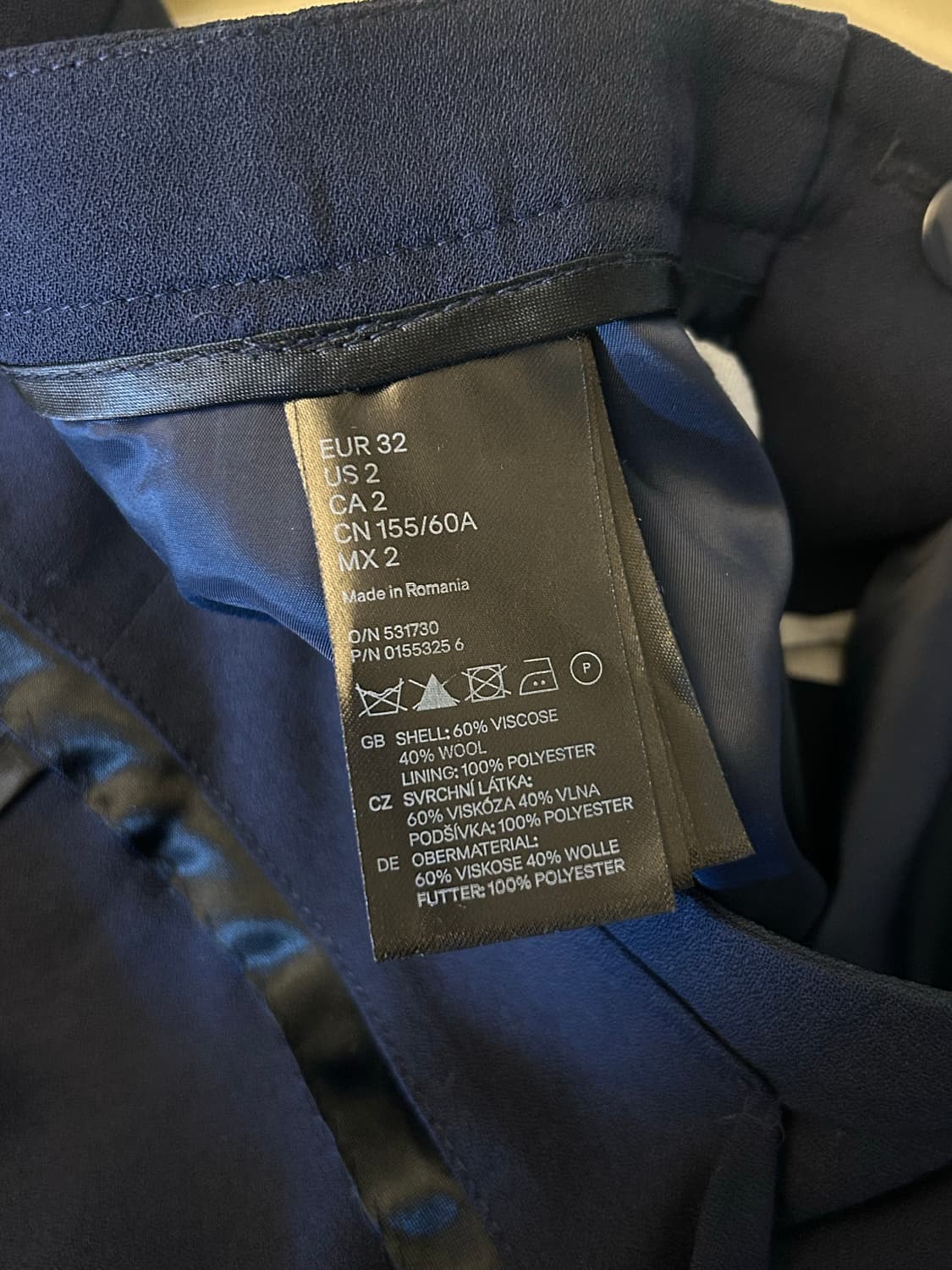 Margiela x h&m unbalance skirt 상품이미지3