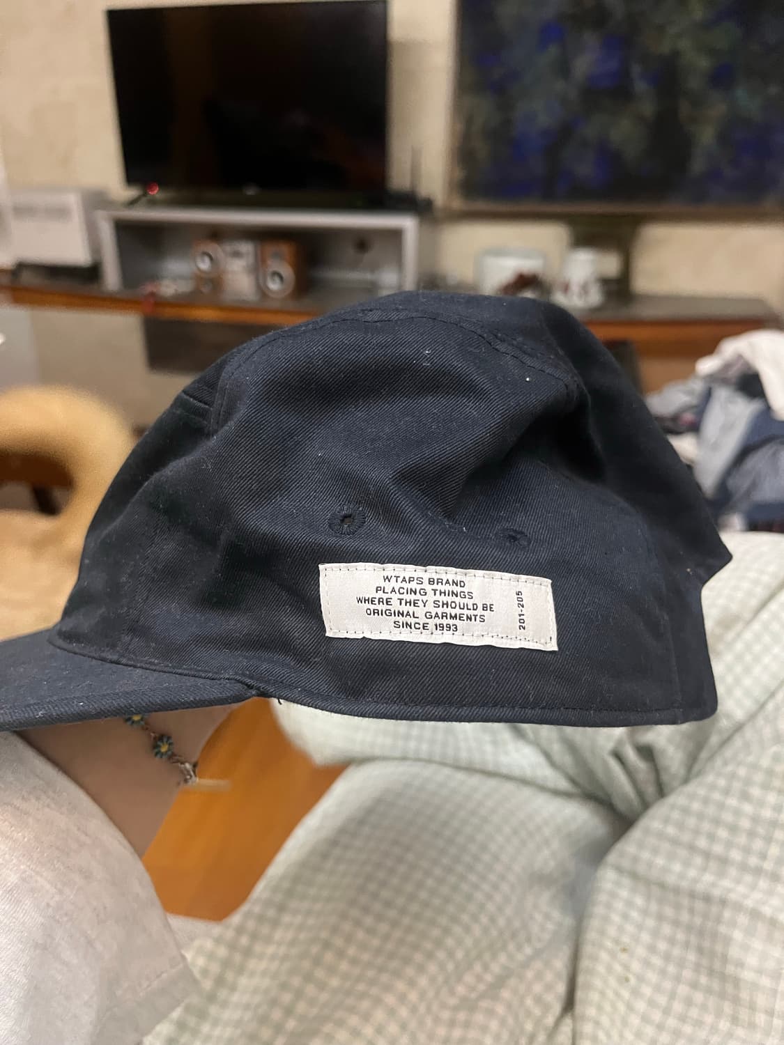 더블탭스 캡 네이비 상품이미지2