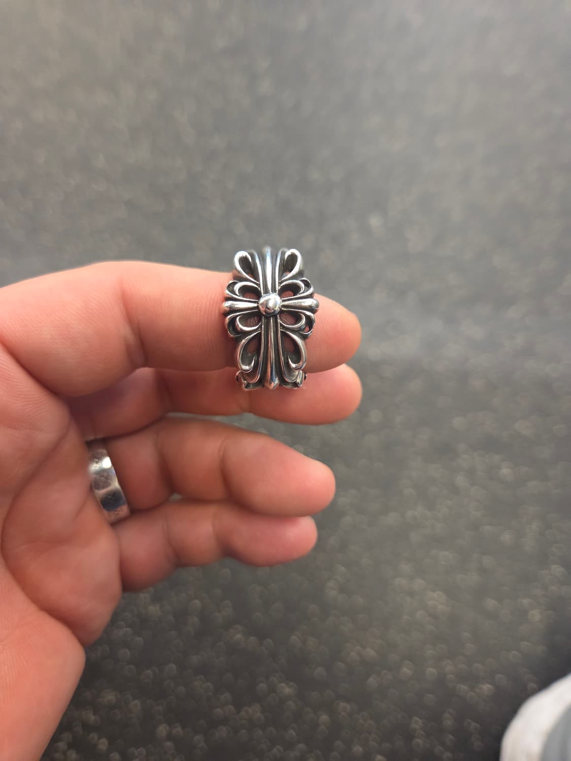 정품 크롬하츠 더블 플로랄링 상품이미지1