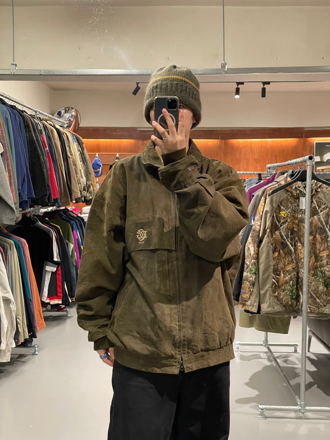 90's USA 블루종 자켓   상품이미지2