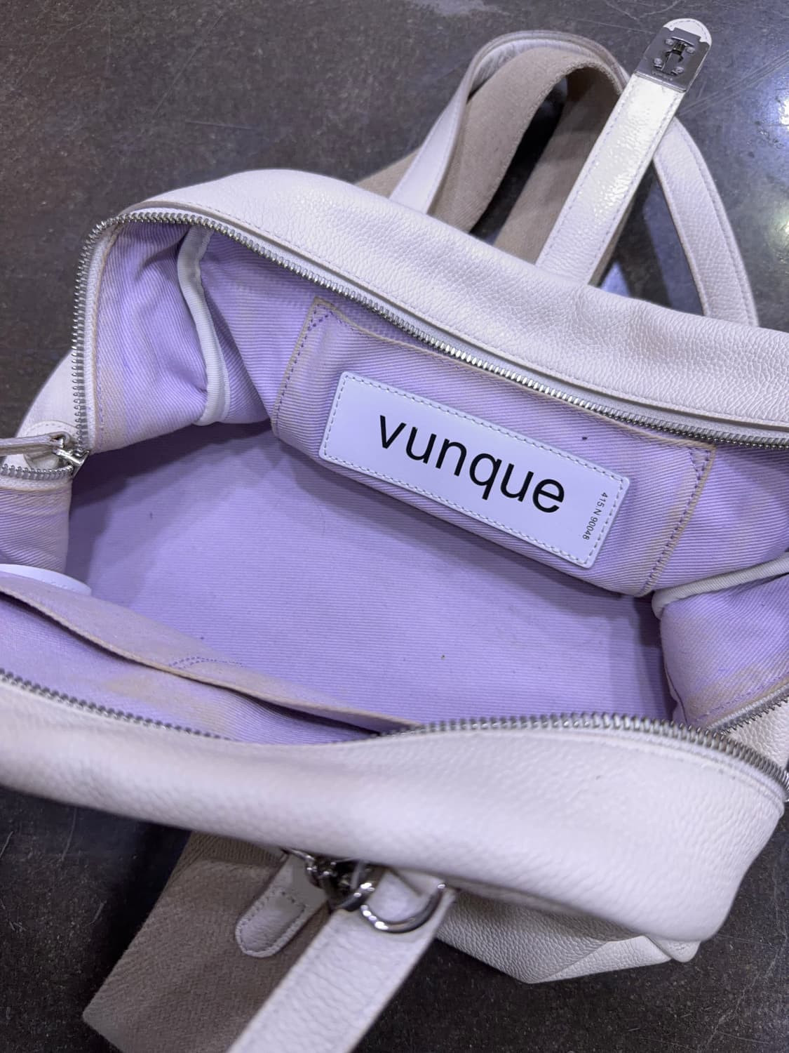 분크 토크 토트백 화이트 S 스트랩 상품이미지9