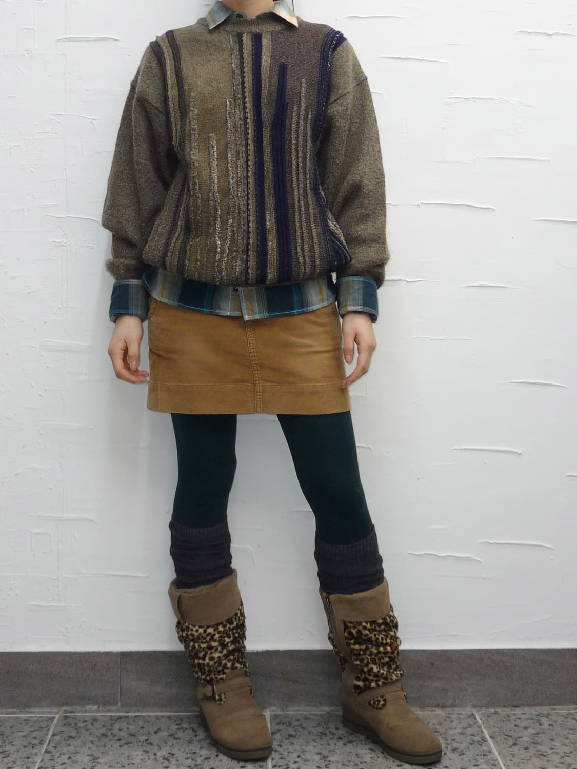 vintage brown knit 상품이미지3