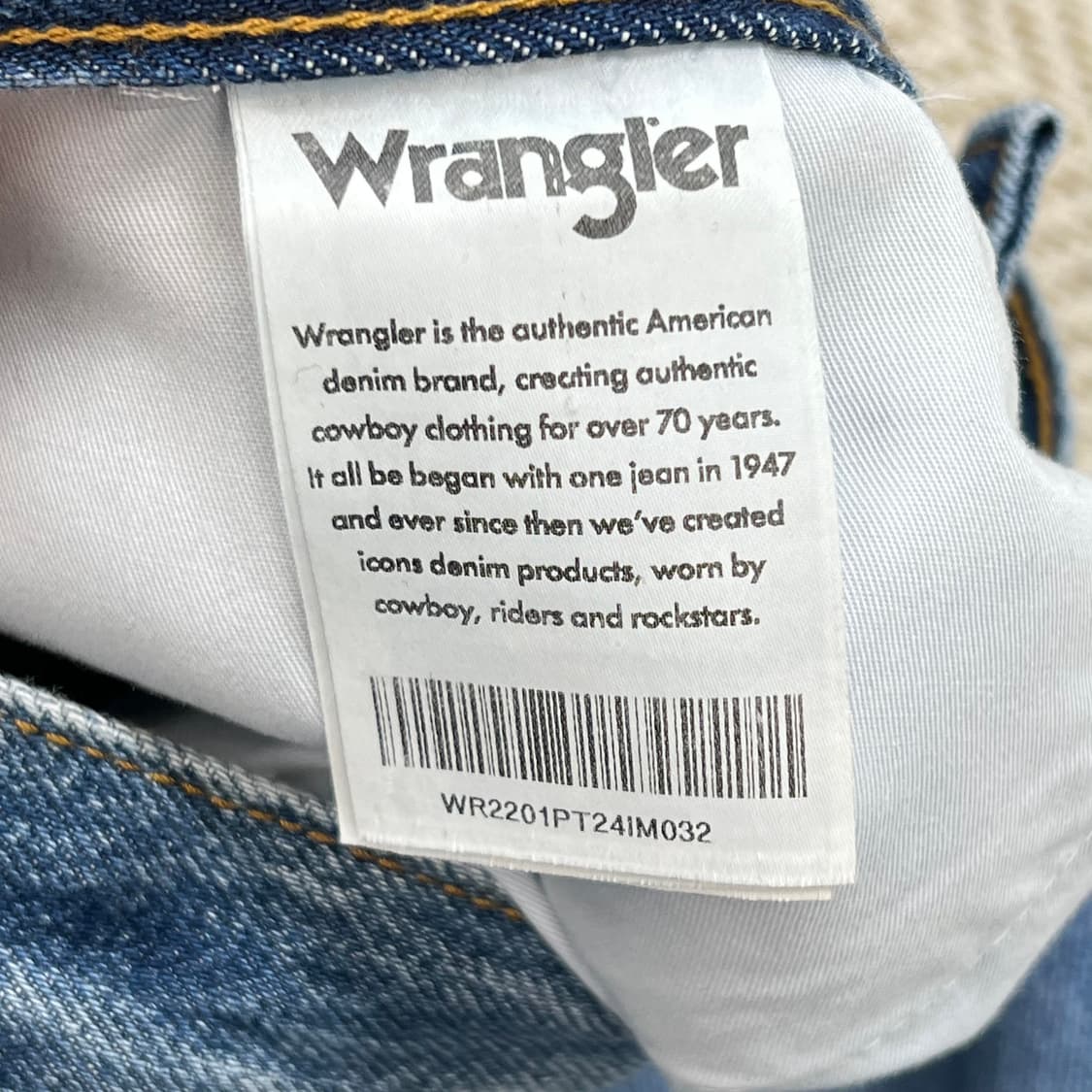 랭글러 워크 데님팬츠 r3547 상품이미지7