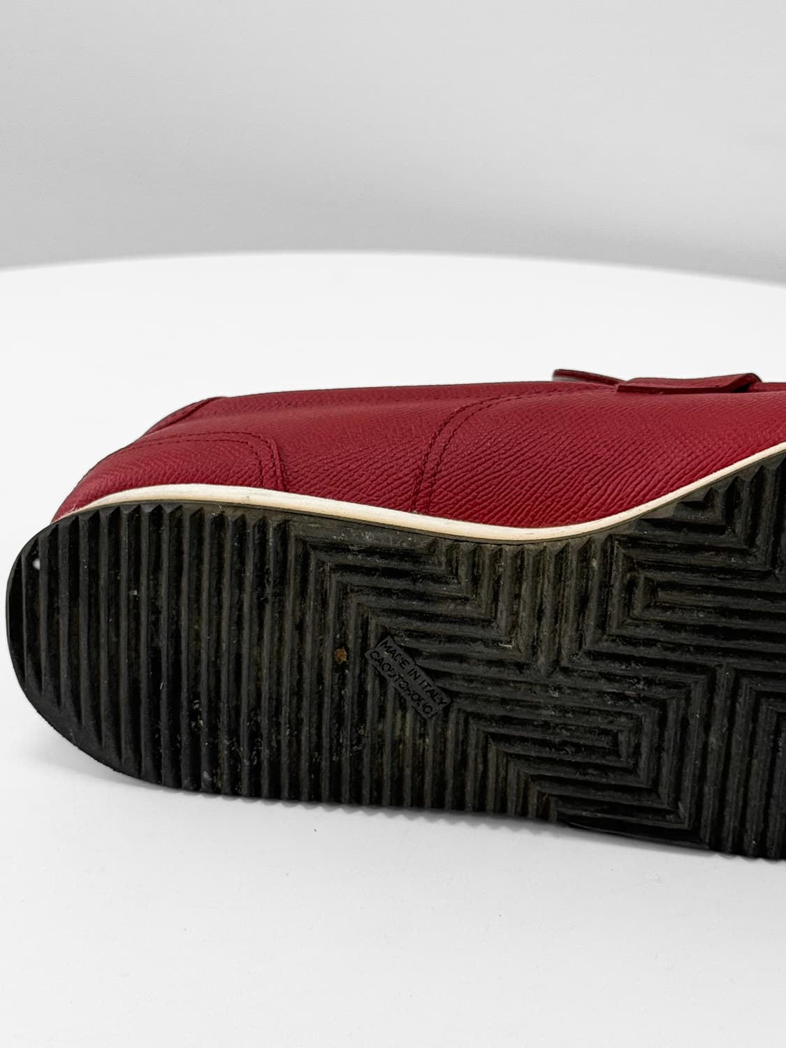 Hermès Red Calf Leather Loafers 43 상품이미지4