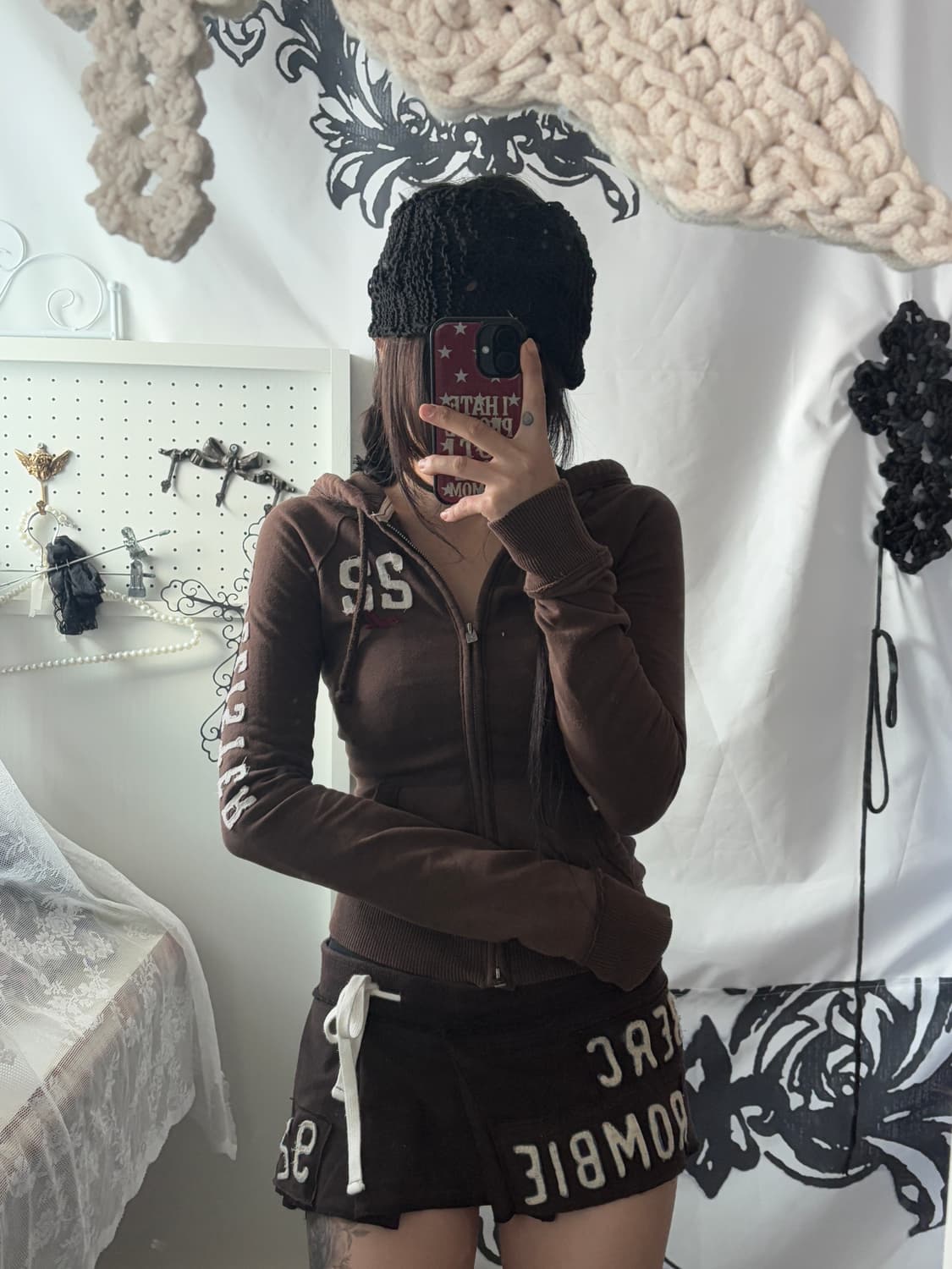 • Brown Holister Two-Way Hooded Zip-Up & 상품이미지6