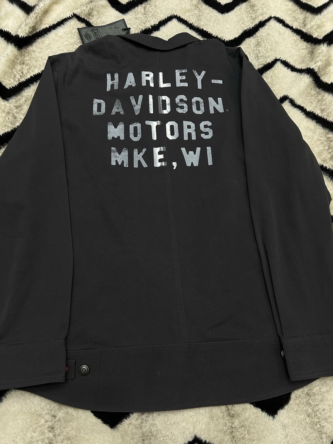 [XL]할리데이비슨 스트레치 캐주얼 자켓/그레이 상품이미지4