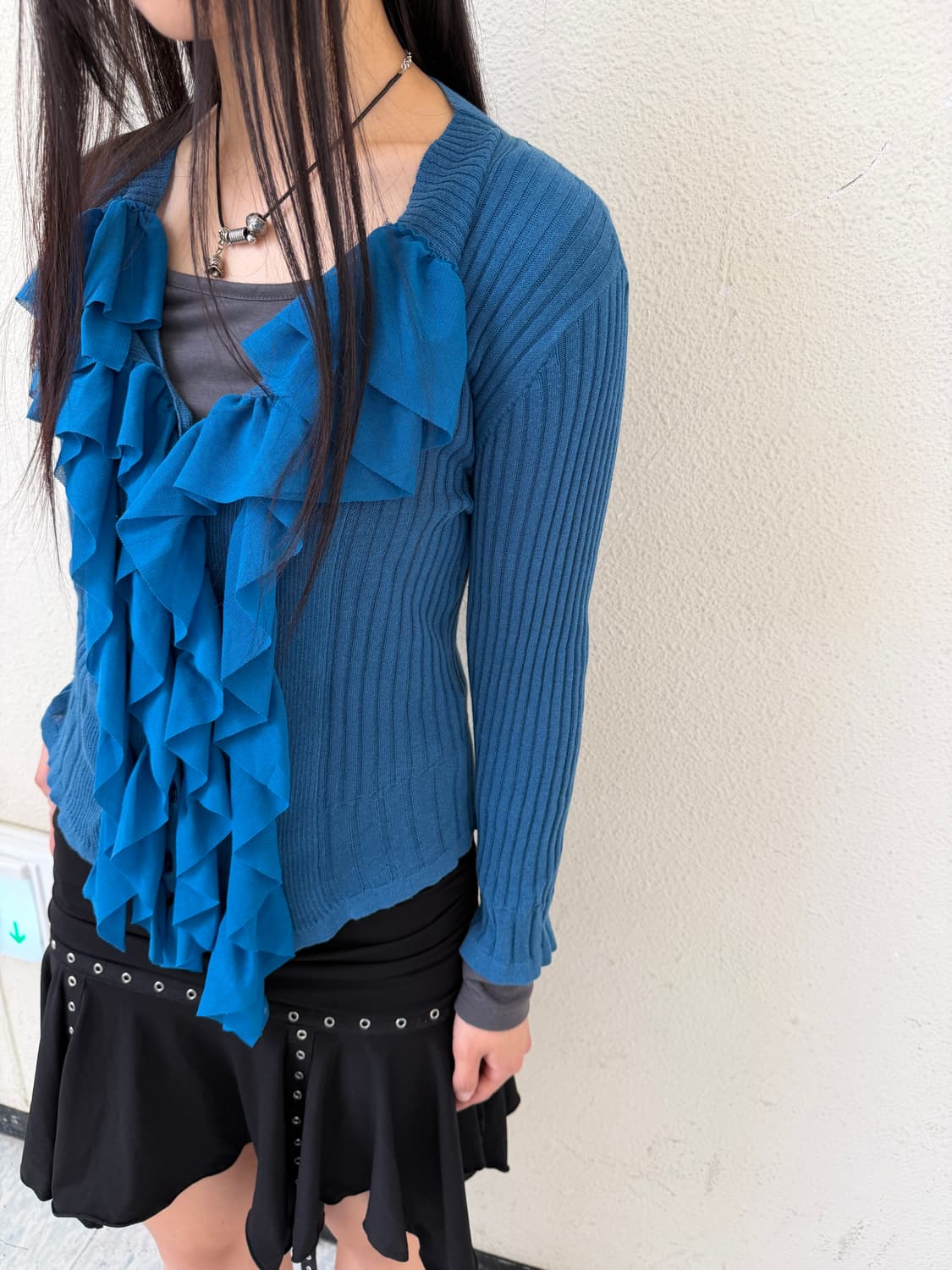 Hiroko Bis frill cardigan 상품이미지3