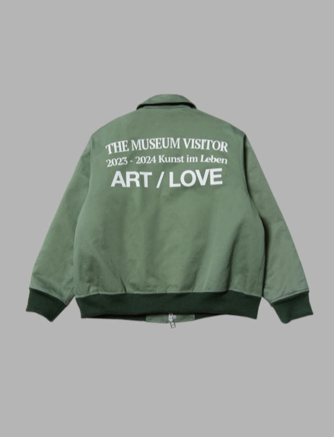 더뮤지엄비지터 봄버 자켓 블루종 자켓 상품이미지7