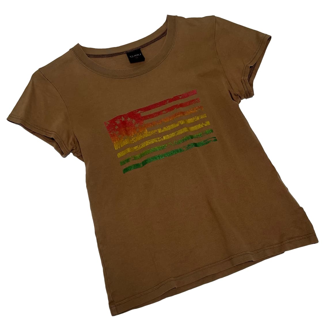 푸부(FUBU) 더 컬렉션 빈티지 라스타 플래그 티셔츠 상품이미지1