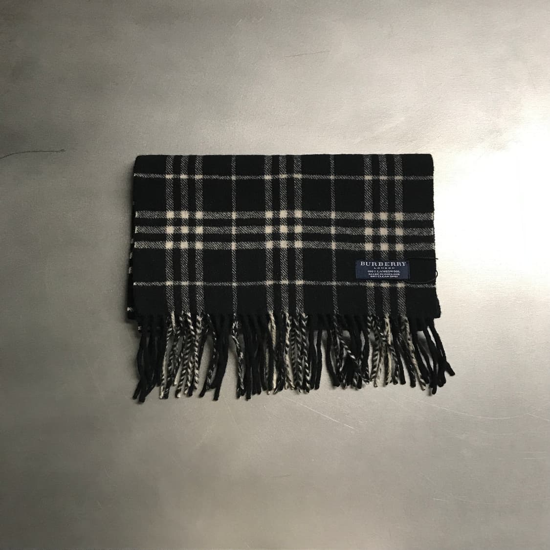버버리 정품 램스울 머플러 블랙 상품이미지1