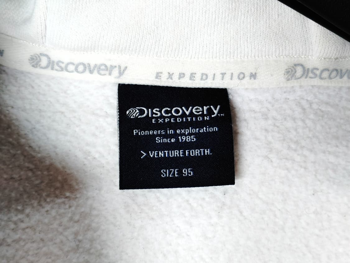 Discovery 디스커버리 안감기모 화이트 후드집업 상품이미지4