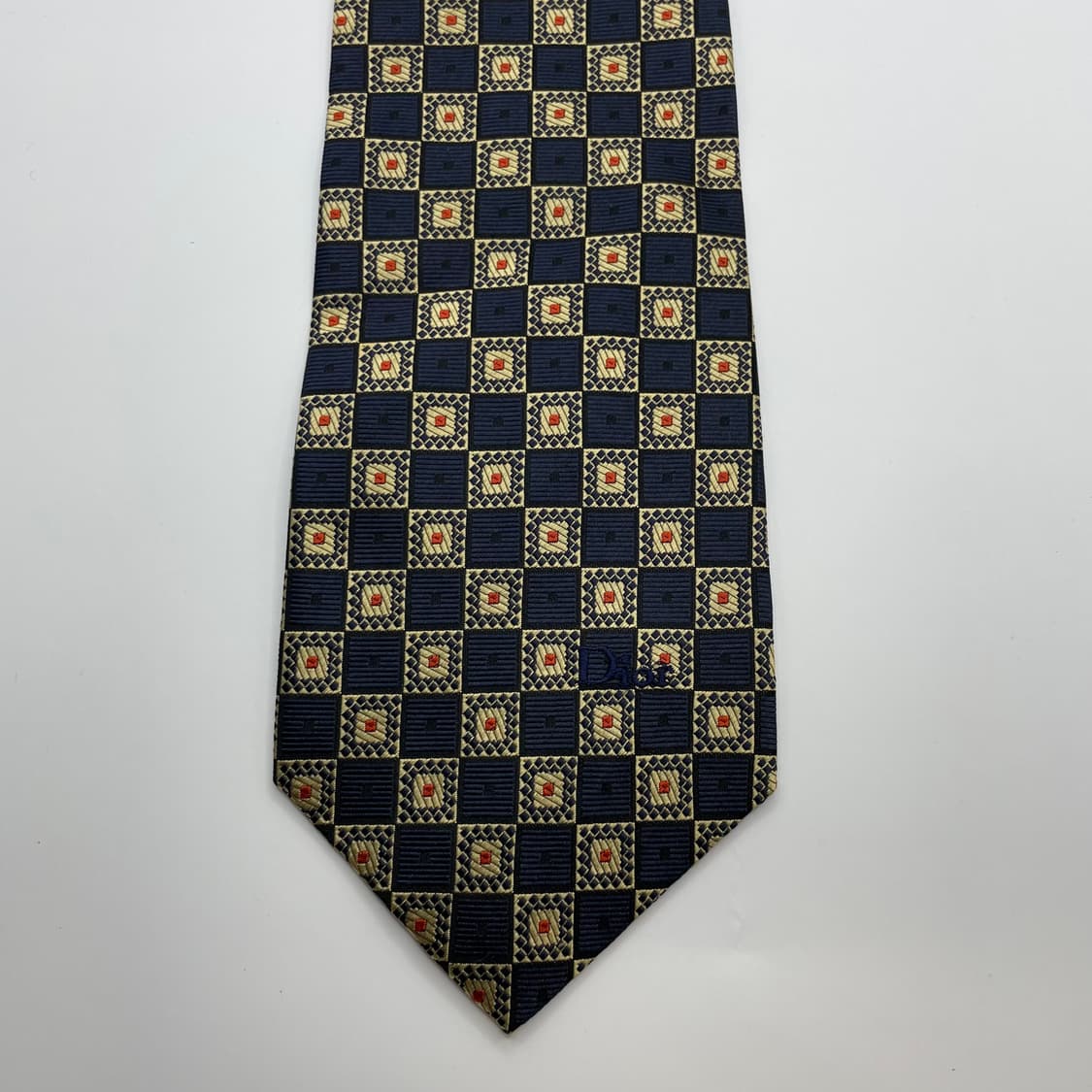 637) (Christian DIOR) 크리스찬 디올 패턴 넥타이 상품이미지3